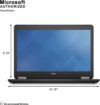 Dell Latitude E7470 14-calowy laptop, Core i5-6300U 2,4 GHz, 8 GB RAM, 256 GB SSD, Windows 10 Pro 64-bitowy (odnowiony) - obrazek 4