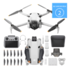 DJI Mini 4 Pro (RC-2) Fly More Combo + Care 2 Lata – widok frontowy w kolorze szarym
