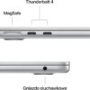 Apple 2025 MacBook Air (13-calowy, Apple M4 chip with 10-core CPU and 8-core GPU, 16GB Zunifikowana pamięć RAM, 256 GB) - księżycowa poświata