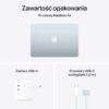 Apple 2025 MacBook Air (15-calowy, Apple M4 chip with 10-core CPU and 10-core GPU, 16GB Zunifikowana pamięć RAM, 256 GB) - błękit nieba