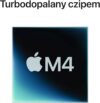 Apple MacBook Pro Laptop z czipem M4 Pro z 12-rdzeniowym CPU i 16-rdzeniowym GPU: wyświetlacz Liquid Retina XDR 14,2 cala, 24GB zunifikowanej pamięci RAM, 512GB pamięci masowej SSD; srebrny