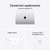 Apple MacBook Pro Laptop z czipem M4 z 10 rdzeniowym CPU i 10 rdzeniowym GPU: wyświetlacz Liquid Retina XDR 14,2 cala, 16GB zunifikowanej pamięci RAM,512GB pamięci masowej SSD; gwiezdna czerń