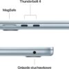 Apple 2025 MacBook Air (13-calowy, Apple M4 chip with 10-core CPU and 8-core GPU, 16GB Zunifikowana pamięć RAM, 256 GB) - Północ