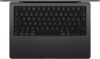 Apple MacBook Pro Laptop z czipem M4 z 10 rdzeniowym CPU i 10 rdzeniowym GPU: wyświetlacz Liquid Retina XDR 14,2 cala, 16GB zunifikowanej pamięci RAM,512GB pamięci masowej SSD; gwiezdna czerń