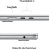 Apple 2025 MacBook Air (15-calowy, Apple M4 chip with 10-core CPU and 10-core GPU, 16GB Zunifikowana pamięć RAM, 512 GB) - Północ