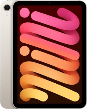 Apple iPad mini (A17 Pro): Wyświetlacz Liquid Retina 8,3 cala, 128 GB, Wi-Fi 6E – widok frontowy w kolorze fioletowym