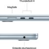 Apple 2025 MacBook Air (15-calowy, Apple M4 chip with 10-core CPU and 10-core GPU, 16GB Zunifikowana pamięć RAM, 256 GB) - błękit nieba