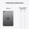 Apple iPad mini (A17 Pro): Wyświetlacz Liquid Retina 8,3 cala, 128 GB, Wi‑Fi 6E, przedni aparat 12 MP/tylny aparat 12 MP, Touch ID, bateria na cały dzień – księżycowa poświata