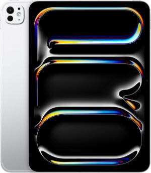 Apple iPad Pro 11 cali (M4) – widok frontowy w kolorze gwiezdna czerń