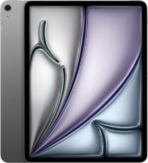 Apple iPad Air 13 cali z czipem M3 – widok frontowy w kolorze niebieskim