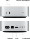 Apple Mac mini Komputer stacjonarny z czipem M4, 10‑rdzeniowym CPU i 10‑rdzeniowym GPU: 16GB zunifikowanej pamięci RAM, 256GB pamięci masowej SSD, Gigabit Ethernet. Działa z iPhonem/iPadem - obrazek 20