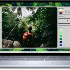 Dell Inspiron 15 3535 – widok frontowy w kolorze czarnym (Carbon Black)