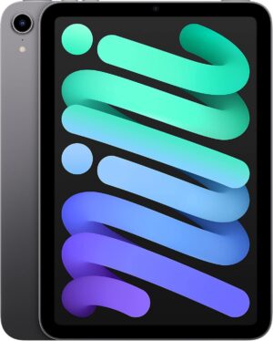 Apple iPad mini 6 – widok frontowy w kolorze różowym