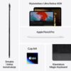 Apple iPad Pro 11 cali (M4): Wyświetlacz Ultra Retina XDR, 256 GB, przedni aparat ultraszerokokątny 12 MP/tylny aparat 12 MP, skaner LiDAR, Wi‑Fi 6E, Face ID, Szkło standardowe – srebrny
