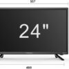 41kO4pcJ92L._AC_SL1000_ Westinghouse 24 Inch Smart TV Roku OS - LED HD, Freeview, Netflix, Apple TV+, BBC iPlayer, Dolby Audio, HDMI, USB- Ideal Small TVs for Bedroom, Lounge or Kitchen 【Energy Class E】
