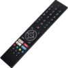 Universal Bush TV Remote Control Replacement - For Bush/Luxor/Hitachi/Polaroid/Digihome/Celcus/Finlux TVs - Works Straight Away, No Setup Required - With Netflix/YouTube/Amazon/Freeview Buttons