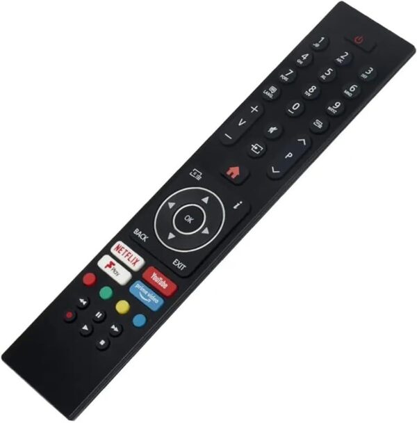 Universal Bush TV Remote Control Replacement - For Bush/Luxor/Hitachi/Polaroid/Digihome/Celcus/Finlux TVs - Works Straight Away, No Setup Required - With Netflix/YouTube/Amazon/Freeview Buttons