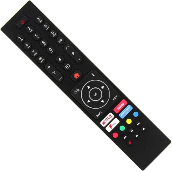 Universal Bush TV Remote Control Replacement - For Bush/Luxor/Hitachi/Polaroid/Digihome/Celcus/Finlux TVs - Works Straight Away, No Setup Required - With Netflix/YouTube/Amazon/Freeview Buttons