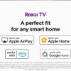 51zZekhlrCL._AC_SL1000_ Westinghouse 24 Inch Smart TV Roku OS - LED HD, Freeview, Netflix, Apple TV+, BBC iPlayer, Dolby Audio, HDMI, USB- Ideal Small TVs for Bedroom, Lounge or Kitchen 【Energy Class E】