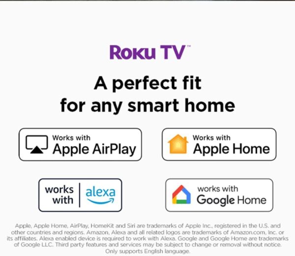 51zZekhlrCL._AC_SL1000_ Westinghouse 24 Inch Smart TV Roku OS - LED HD, Freeview, Netflix, Apple TV+, BBC iPlayer, Dolby Audio, HDMI, USB- Ideal Small TVs for Bedroom, Lounge or Kitchen 【Energy Class E】