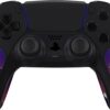 eXtremeRate PlayVital Anti-Skid Sweat-Absorbent Controller Grip for ps5 Controller,Professional Textured Soft Rubber Pads Handle Grips for ps5 Controller