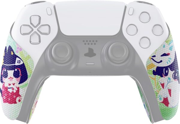 eXtremeRate PlayVital Anti-Skid Sweat-Absorbent Controller Grip for ps5 Controller,Professional Textured Soft Rubber Pads Handle Grips for ps5 Controller
