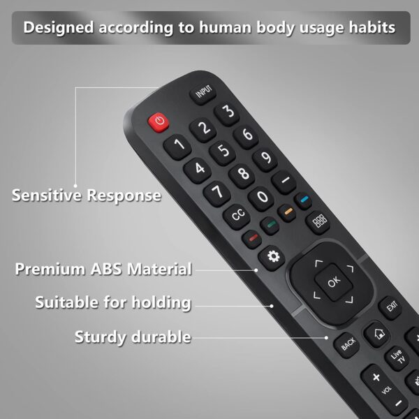 Universal Samsung TV Remote, Upgraded Infrared for Samsung LCD LED HDTV 3D Curved Frame Smart TVs
