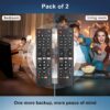 715I91uUYaL._AC_SL1500_ 【Pack of 2】 for Samsung-TV-Remote, Universal for Samsung Smart TV Remote Controls Replacement