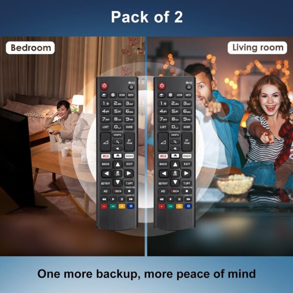 715I91uUYaL._AC_SL1500_ 【Pack of 2】 for Samsung-TV-Remote, Universal for Samsung Smart TV Remote Controls Replacement