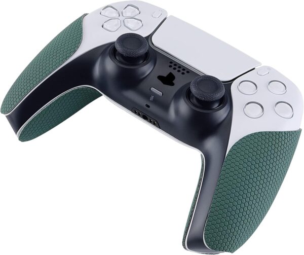 eXtremeRate PlayVital Anti-Skid Sweat-Absorbent Controller Grip for ps5 Controller,Professional Textured Soft Rubber Pads Handle Grips for ps5 Controller
