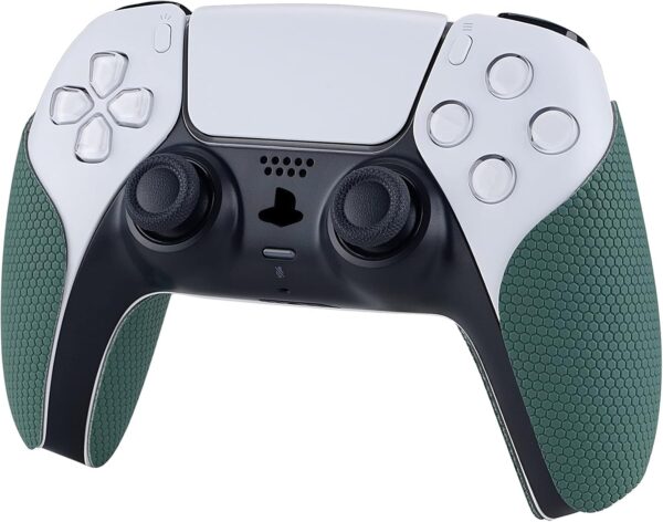 eXtremeRate PlayVital Anti-Skid Sweat-Absorbent Controller Grip for ps5 Controller,Professional Textured Soft Rubber Pads Handle Grips for ps5 Controller