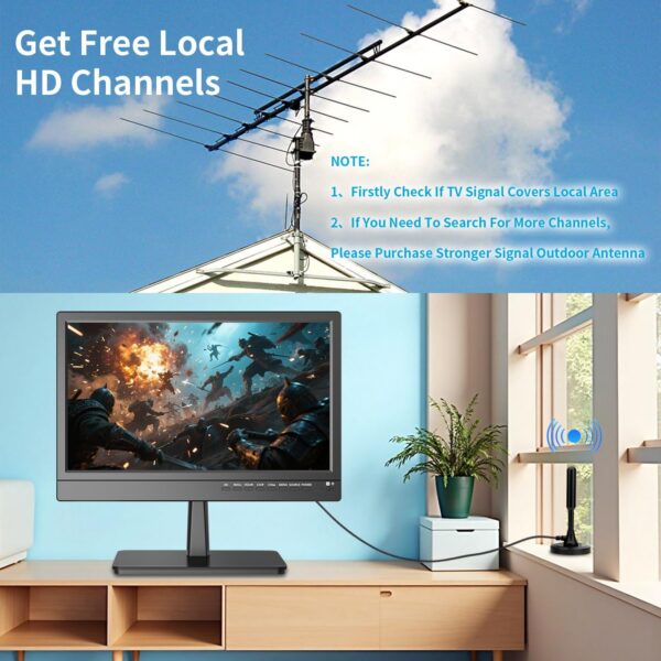 71BiIHovL._AC_SL1500_ 17" 1080P Screen TV,Small TV with freeview Reception and aerial,AC/DC12V,HDMI USB and VGA Input Ports for Camper,Bedroom (NO with WIFI/Bluetooth/Satellite)