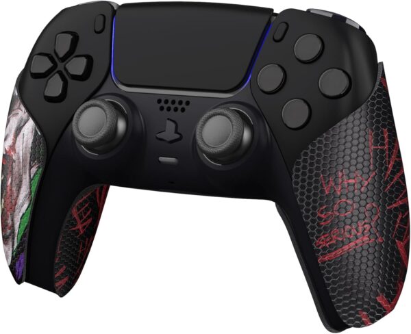 eXtremeRate PlayVital Anti-Skid Sweat-Absorbent Controller Grip for ps5 Controller,Professional Textured Soft Rubber Pads Handle Grips for ps5 Controller