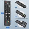 Universal Samsung TV Remote, Upgraded Infrared for Samsung LCD LED HDTV 3D Curved Frame Smart TVs