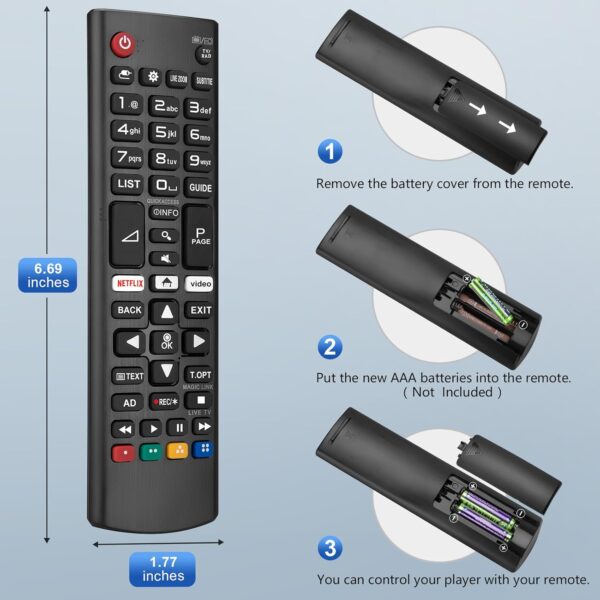 Universal Samsung TV Remote, Upgraded Infrared for Samsung LCD LED HDTV 3D Curved Frame Smart TVs