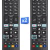 71JIWntWLjL._AC_SL1500_ 【Pack of 2】 for Samsung-TV-Remote, Universal for Samsung Smart TV Remote Controls Replacement