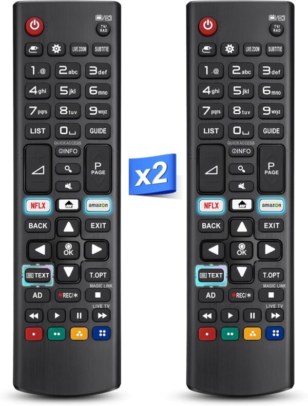71JIWntWLjL._AC_SL1500_ 【Pack of 2】 for Samsung-TV-Remote, Universal for Samsung Smart TV Remote Controls Replacement
