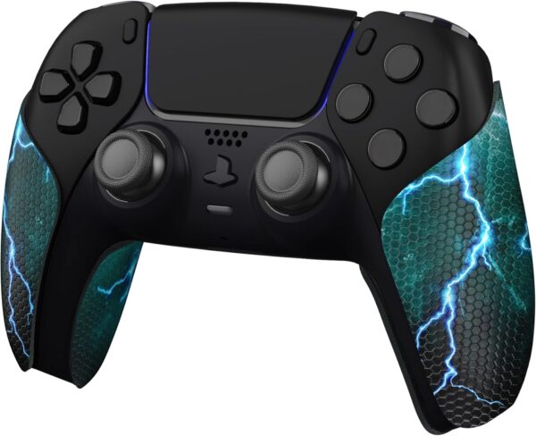 eXtremeRate PlayVital Anti-Skid Sweat-Absorbent Controller Grip for ps5 Controller,Professional Textured Soft Rubber Pads Handle Grips for ps5 Controller