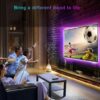 Podświetlenie LED TV RGB 3m dla Telewizorów 32-45 cali – Bluetooth, Synchronizacja Muzyki, Zasilanie USB