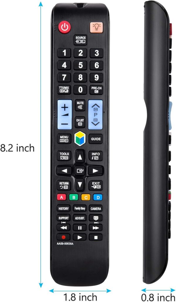 71PxgOv-iWL._AC_SL1500_ 【Pack of 2】 for Samsung-TV-Remote, Universal for Samsung Smart TV Remote Controls Replacement