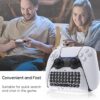 Controller Keyboard Keypad Compatible with PS5/PS5 Pro-Wireless Bluetooth Game Chatpad Keyboard, 47 Keys Keypad-Built-In Speaker &3.5mm Headset Audio Jack Compatible with DualSense Wireless Controller
