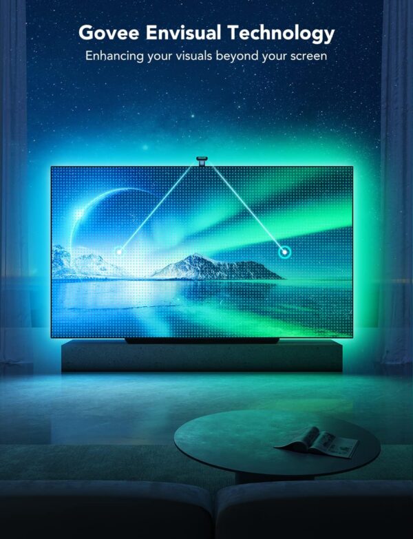Govee Envisual T2 - Podświetlenie Ambilight LED TV 55-65 cali Dwie Kamery RGBIC Wi-Fi (Taśma 3.6M)