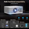 71bDiLXLPRL._AC_SL1500_ Mini Projektor Przenośny WiFi 6, Bluetooth – Obsługa 4K, Rozdzielczość 1080P, Auto Korekcja Keystone