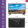 71h-ItfiuXL._AC_SL1500_ RCA Roku TV 24" Smart TV, 24 Inch HD TV with Apple Netflix Freeview, DVB-T2/T Dolby Audio 3 x HDMI 1 x USB Port, Ideal Large Screen for Small Lounge or Kitchen