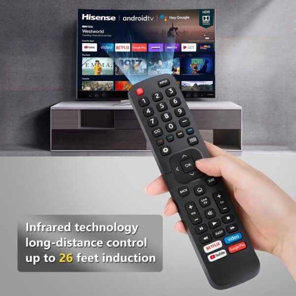 Universal Samsung TV Remote, Upgraded Infrared for Samsung LCD LED HDTV 3D Curved Frame Smart TVs