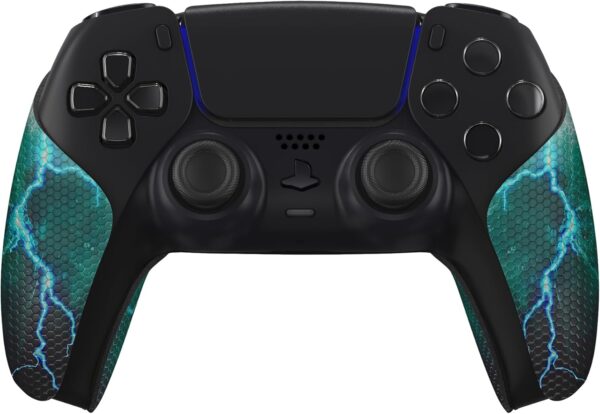 eXtremeRate PlayVital Anti-Skid Sweat-Absorbent Controller Grip for ps5 Controller,Professional Textured Soft Rubber Pads Handle Grips for ps5 Controller