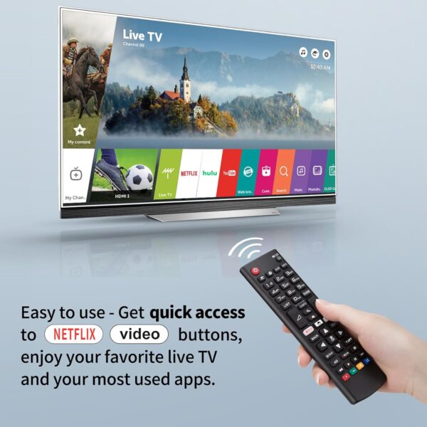 Universal Samsung TV Remote, Upgraded Infrared for Samsung LCD LED HDTV 3D Curved Frame Smart TVs