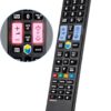 71rF7nGMUmL._AC_SL1500_ 【Pack of 2】 for Samsung-TV-Remote, Universal for Samsung Smart TV Remote Controls Replacement
