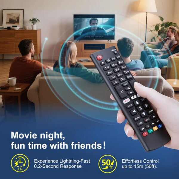 Universal Samsung TV Remote, Upgraded Infrared for Samsung LCD LED HDTV 3D Curved Frame Smart TVs