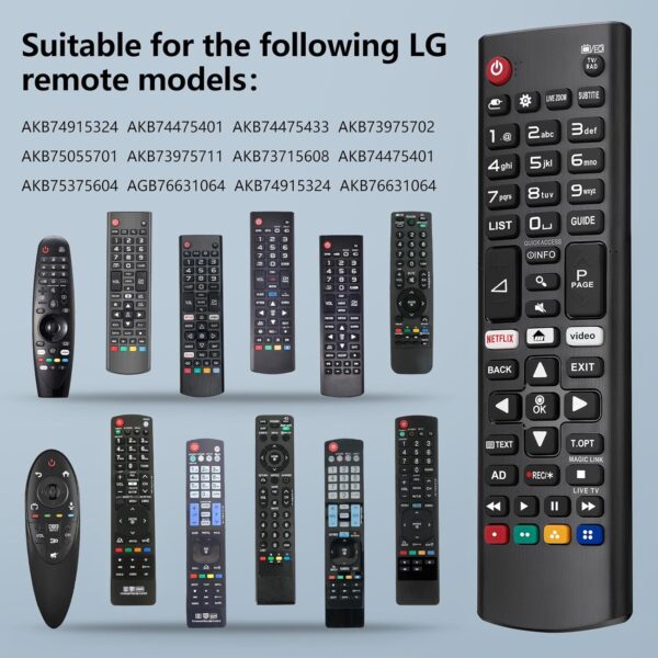 Universal Samsung TV Remote, Upgraded Infrared for Samsung LCD LED HDTV 3D Curved Frame Smart TVs
